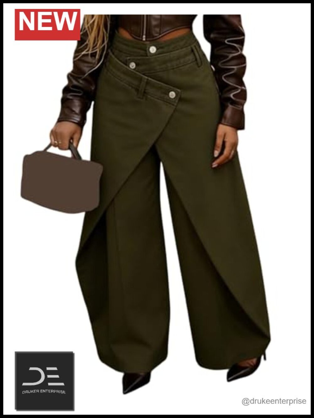 Asymmetrical Baggy High Waist Patchwork Denim Jeans Wide Leg Y2K Pants